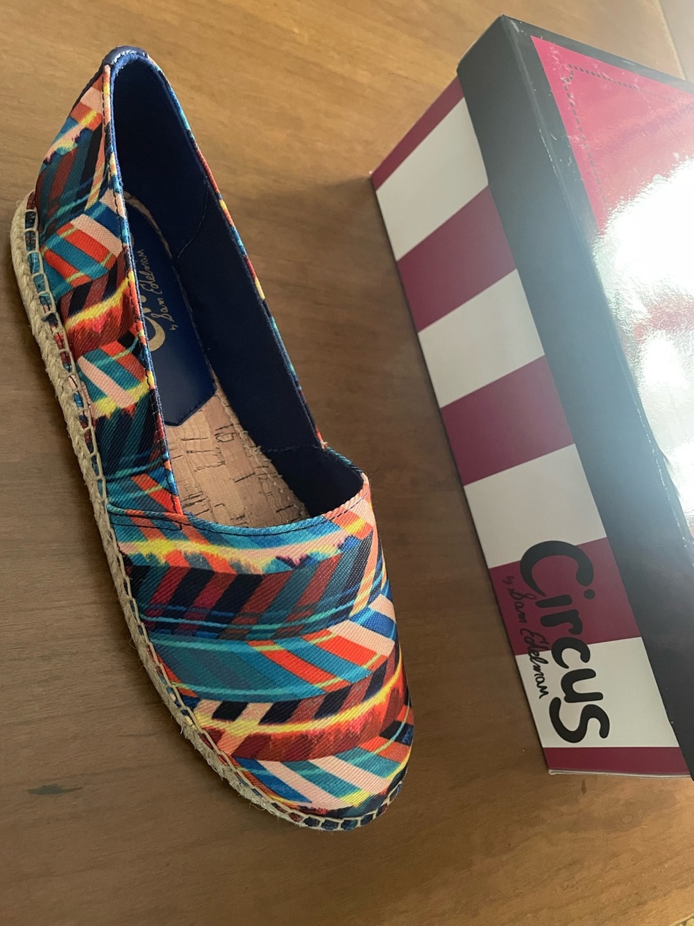 Circus by Sam Edelman Multicolor Striped Slip-On Espadrille